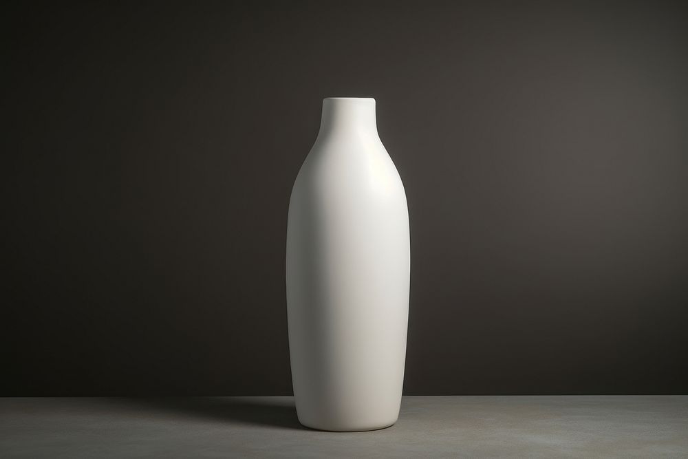 Simple ceramic vase mockup porcelain beverage pottery.