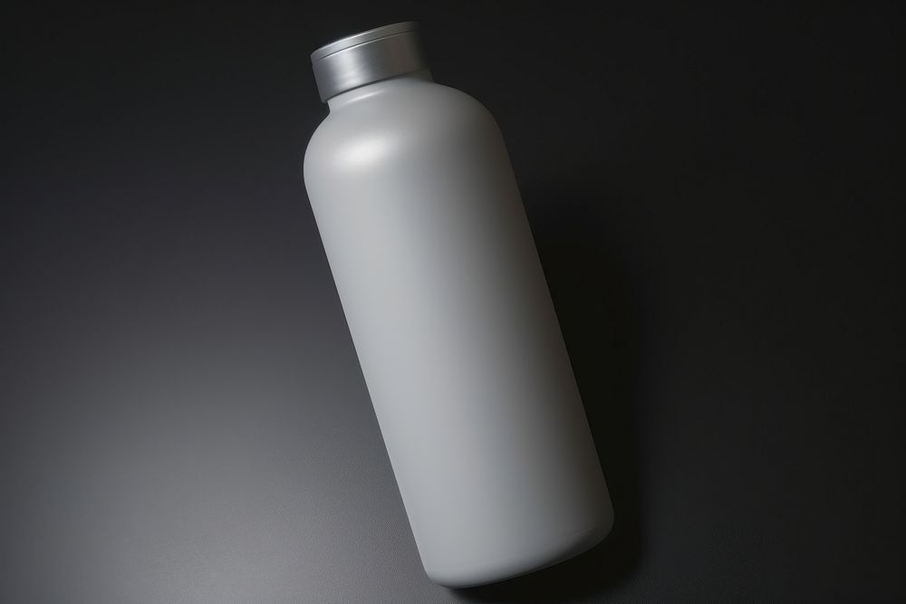 Pump bottle mockup cylinder shaker jar.
