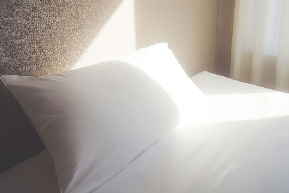 Pillow mockups bed furniture cushion.