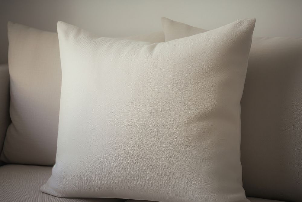 Pillow mockups on the couch cushion home decor.