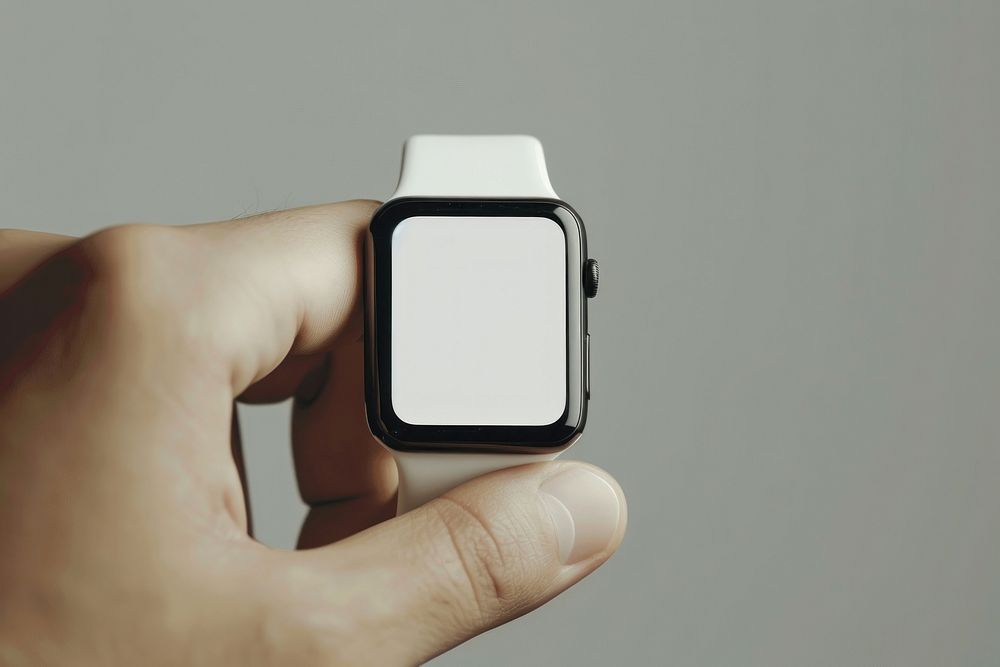 Smart watch mockup photography electronics wristwatch.