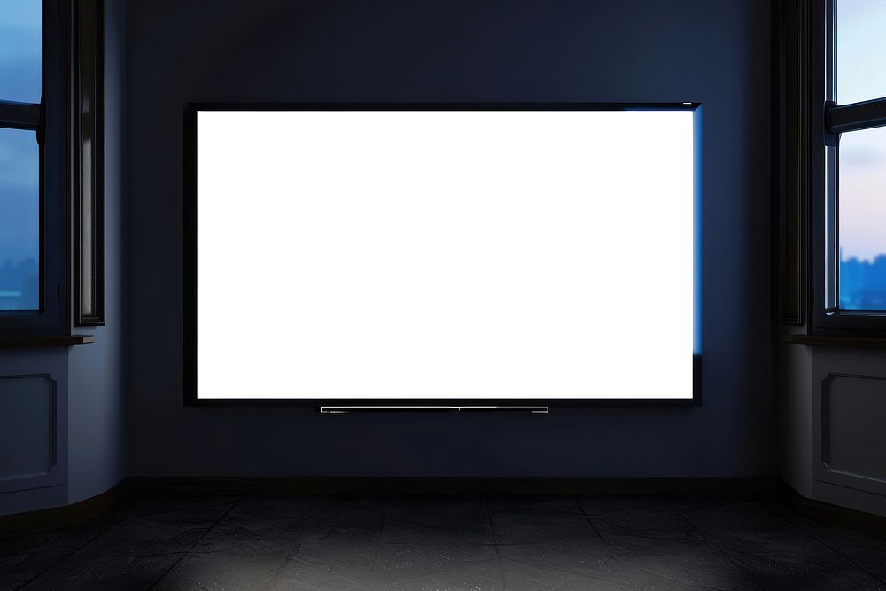 Smart TV mockup screen electronics television.