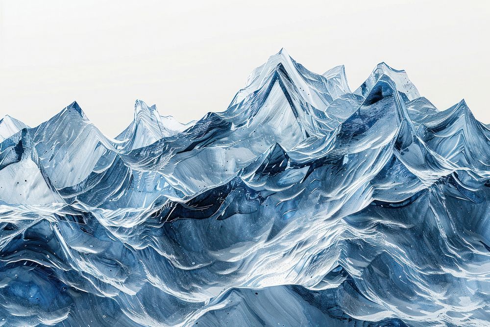 Abstract mountain glass backgrounds outdoors glacier.