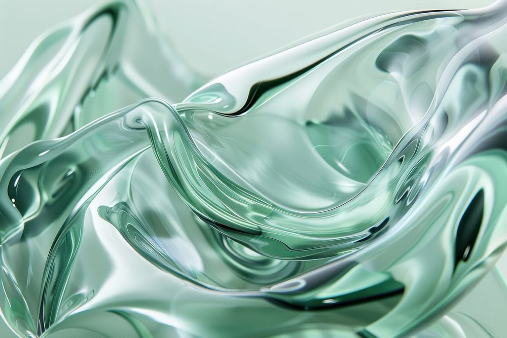 Abstract mint glass backgrounds graphics rippled.