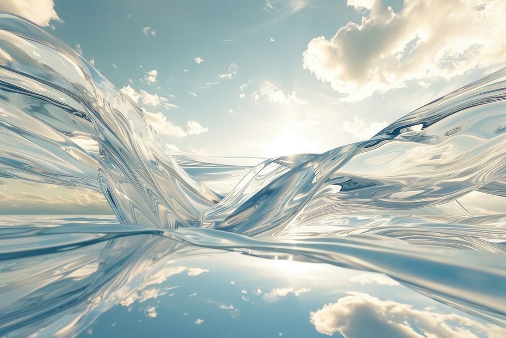 Abstract sky glass backgrounds landscape outdoors.