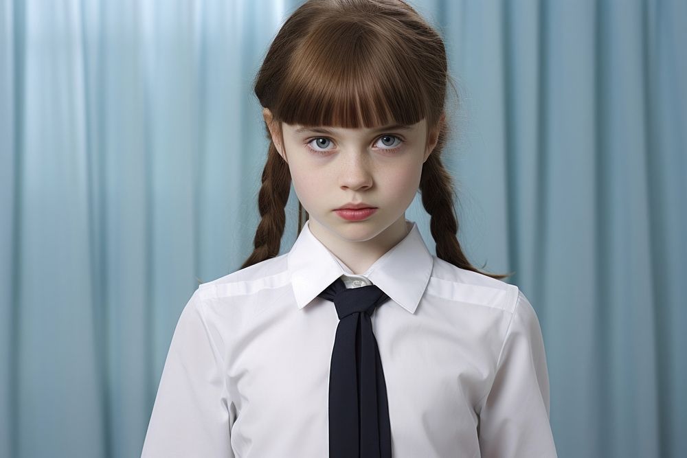Girl in school uniform photo accessories photography.