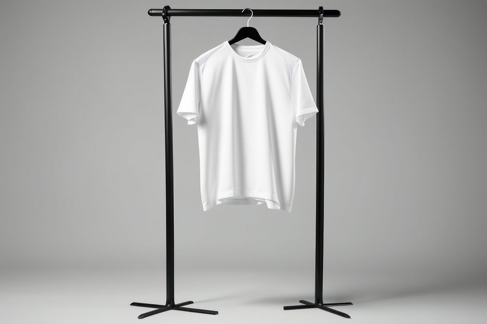 Sportwear white Mockup hanger.
