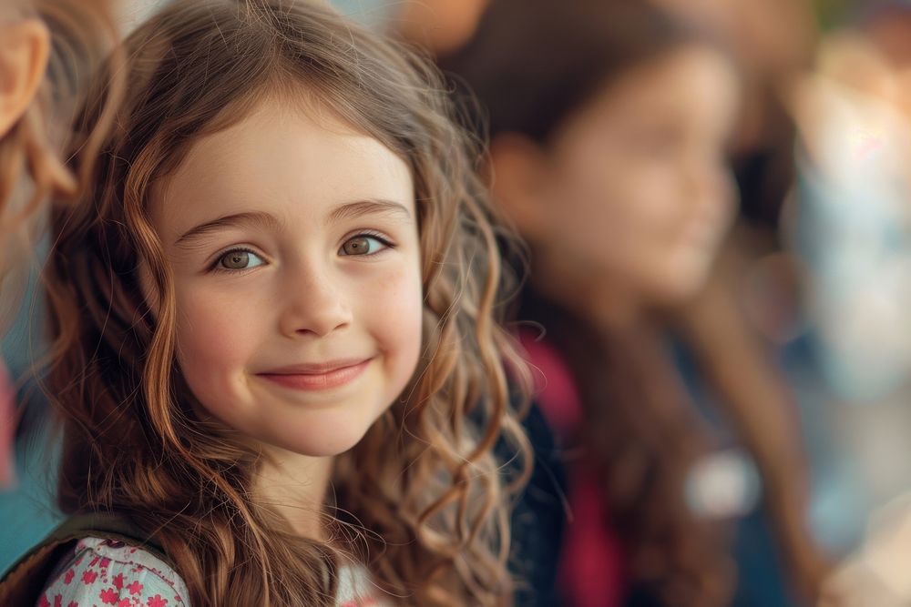 Cute little bristish girl happy photo photography.