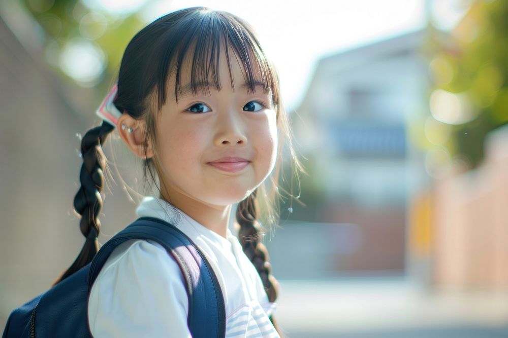 Cute little japanese girl photo | Free Photo - rawpixel