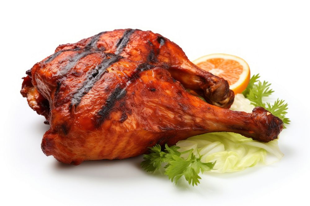 Tandoori chicken indian food poultry animal roast.