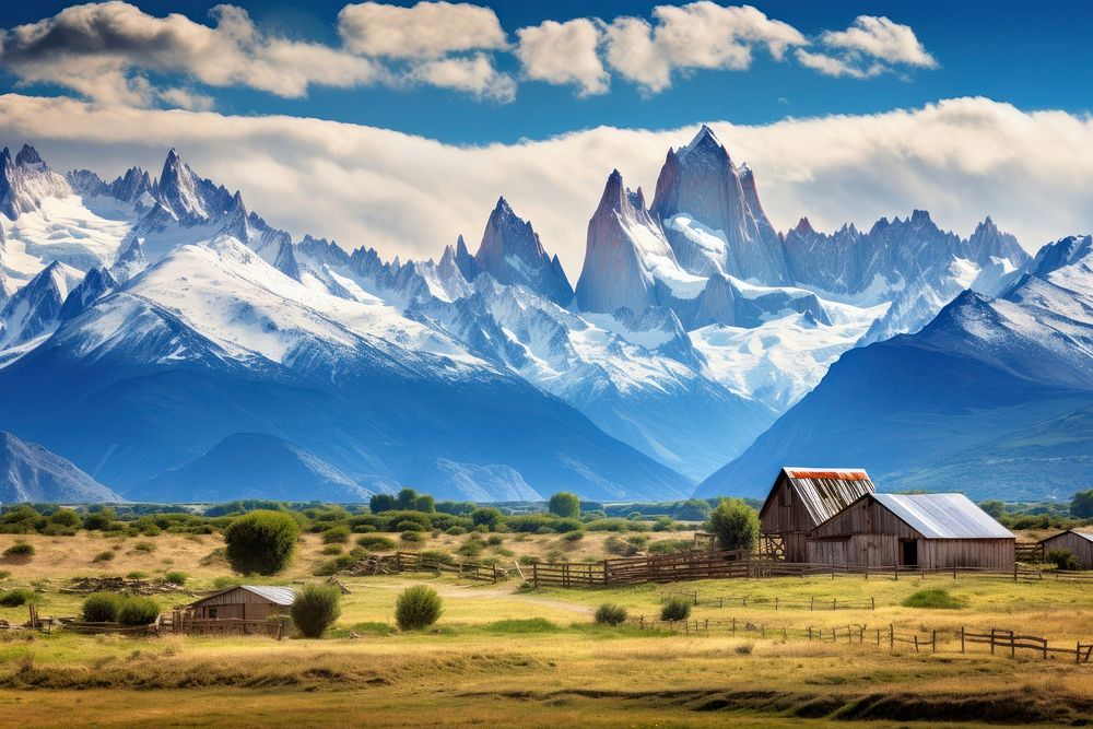 Country argentina architecture countryside landscape.