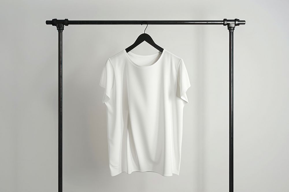 White tank top mockup clothing apparel t-shirt.