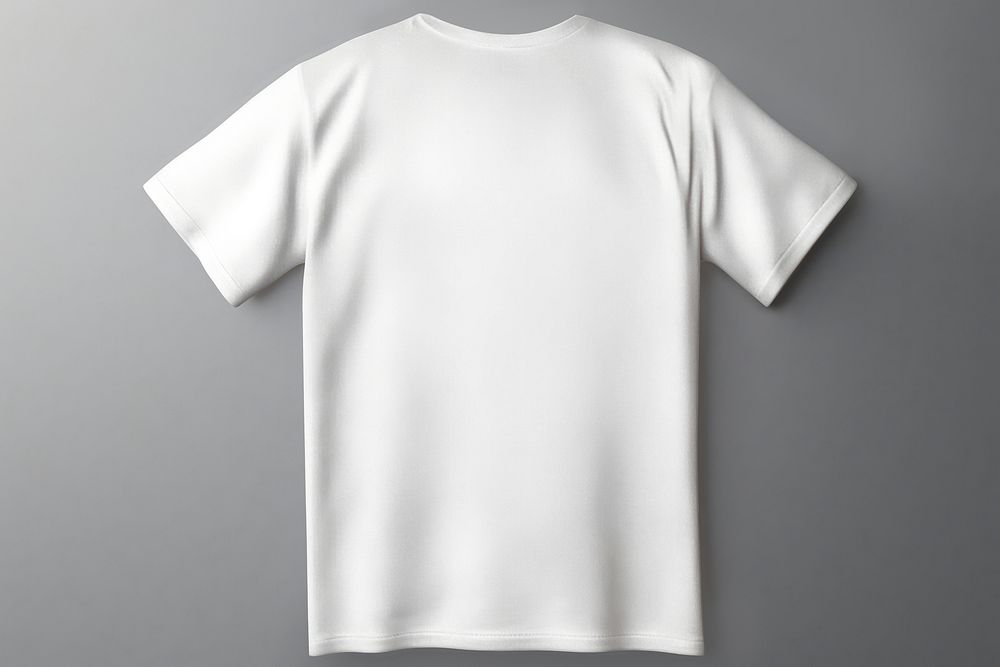 White t-shirt mockup psd