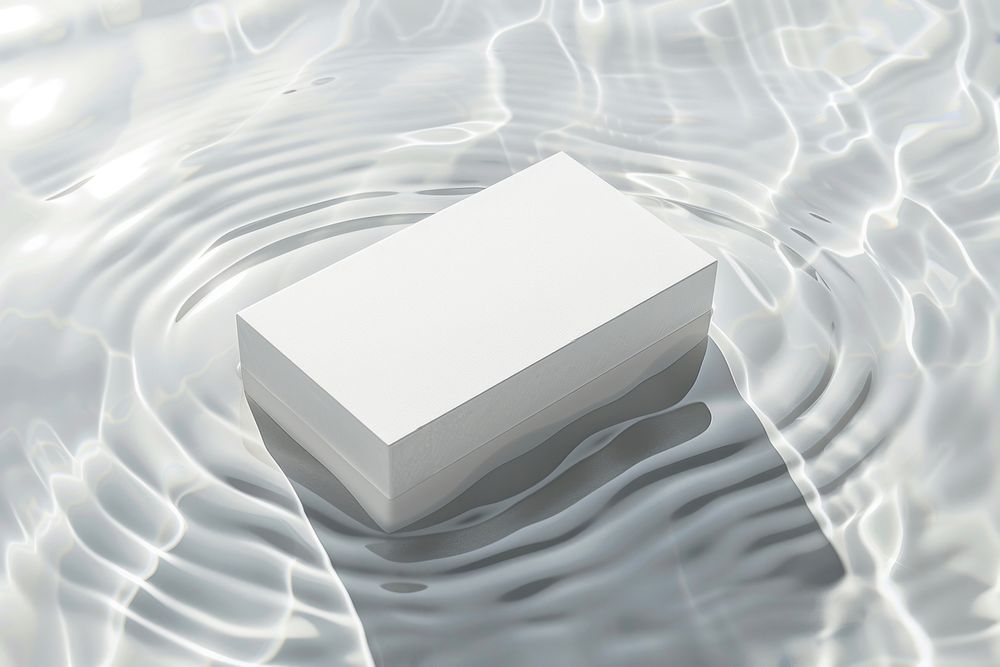 Soap box mockup water outdoors bathing.