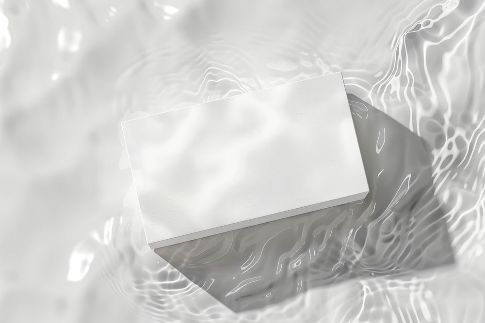 Soap box mockup aluminium paper text.