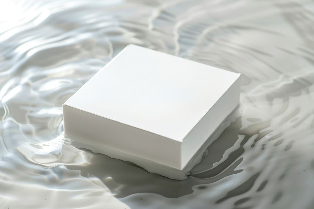 Soap box mockup foam.