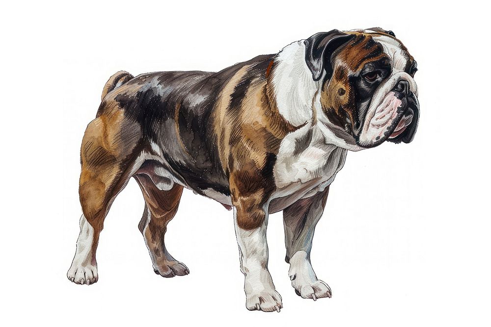 Bulldog animal canine mammal.