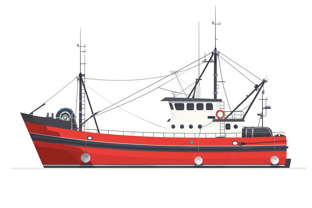 Trawler transportation watercraft vehicle.