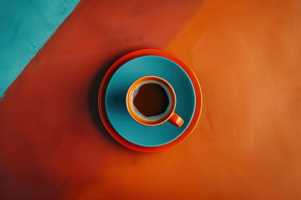 Coffee beverage saucer drink.