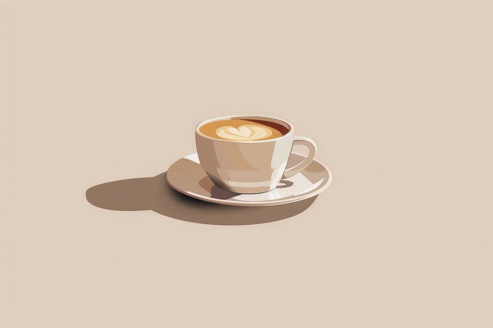 Coffee beverage espresso saucer.