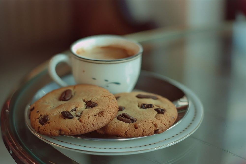 Coffees and cookie confectionery beverage biscuit.