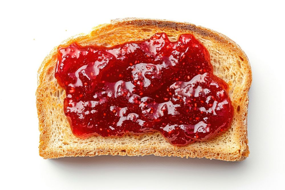 Toast jam ketchup bread.