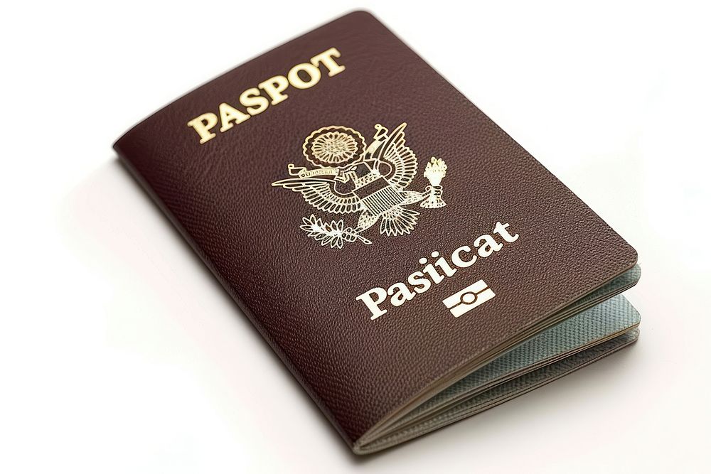 Passport document text id cards.