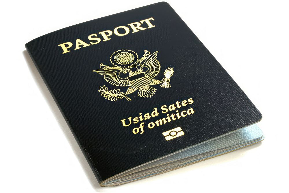 Passport document text id cards.