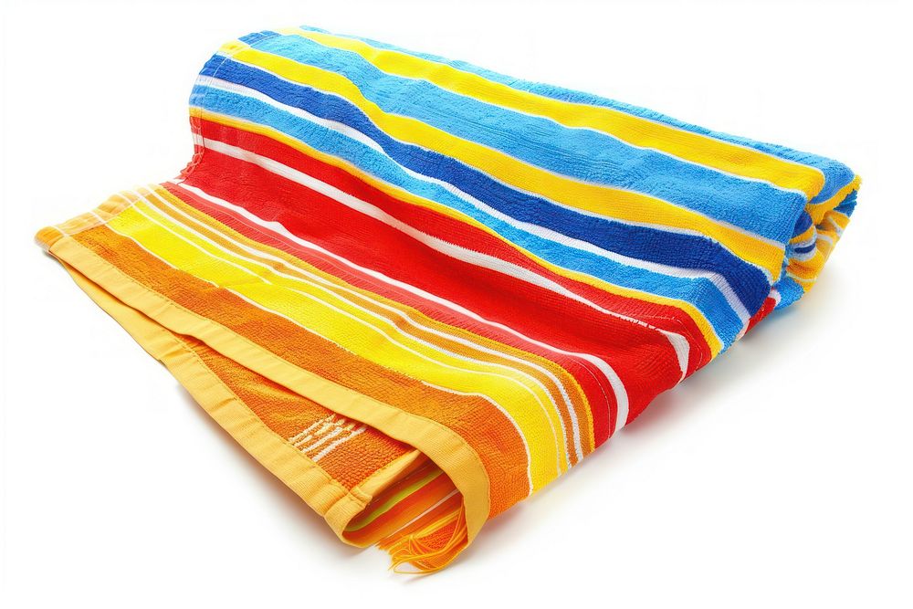 Folded beach towel blanket diaper bath towel.