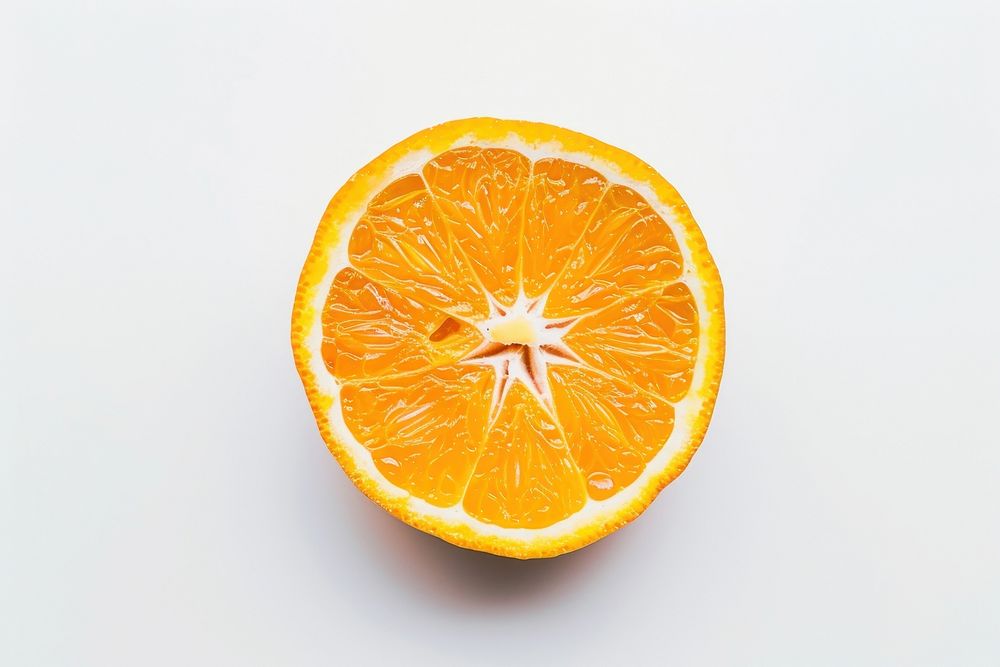 Orange slice grapefruit produce plant.