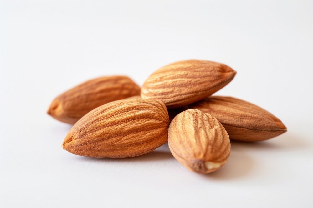 Almond produce grain fruit.