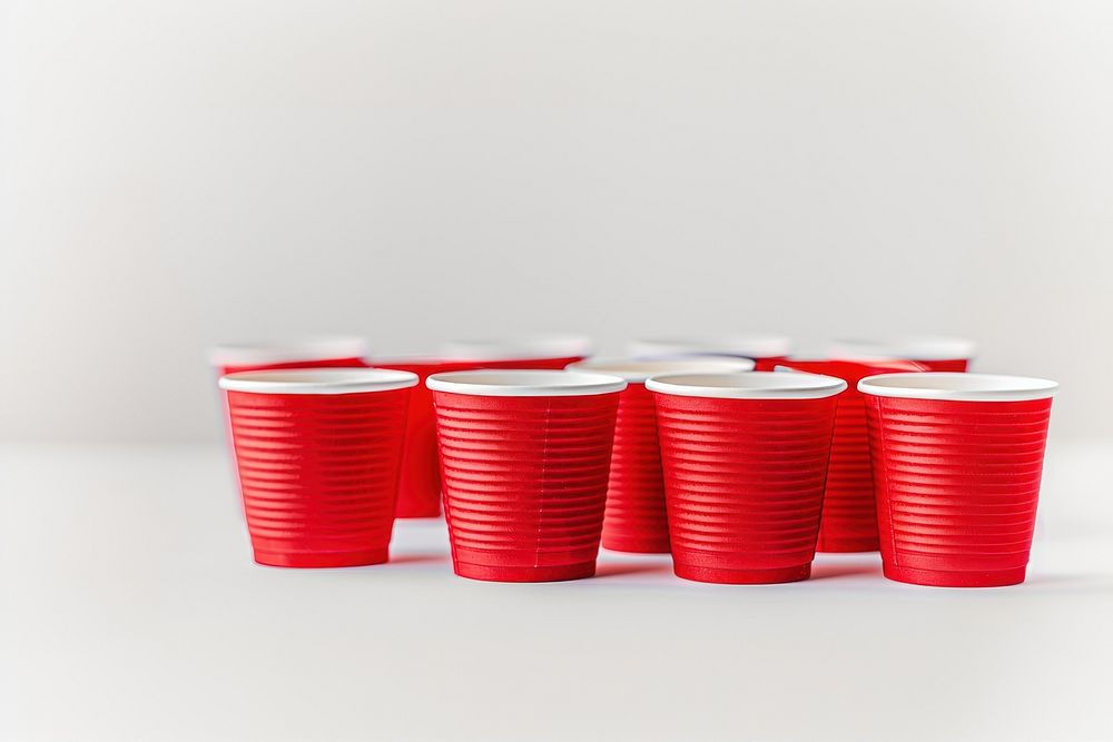 Cup disposable cup beverage plastic.