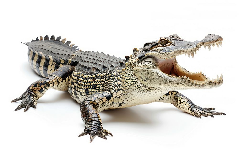 Crocodile alligator reptile animal.