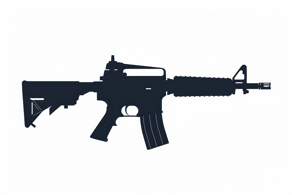 Gun rifle weaponry firearm machine gun.