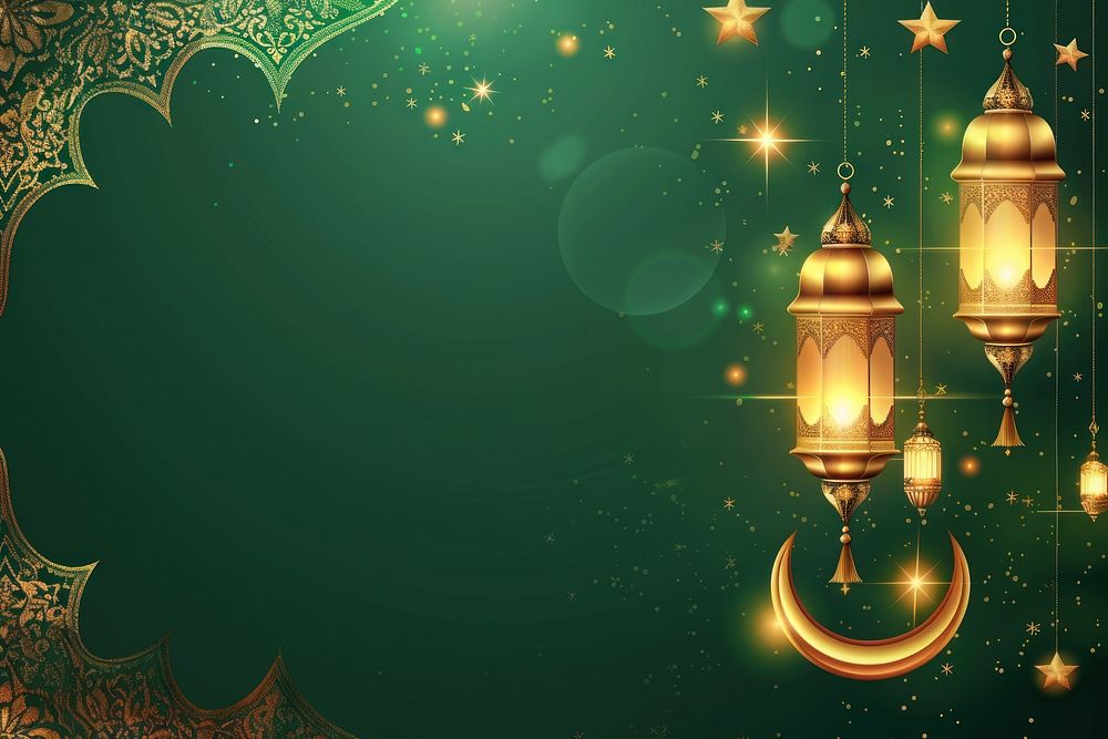 Illustration design Eid Mubarak moon art accessories.