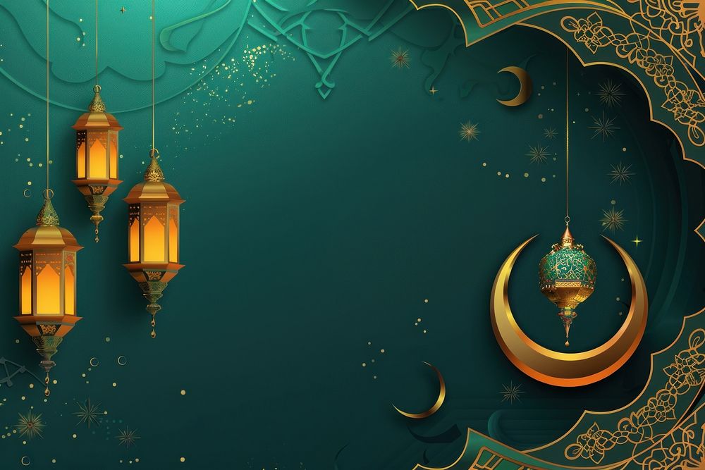 Illustration design Eid Mubarak moon art accessories.