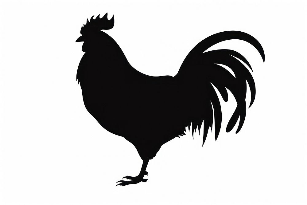 Chicken silhouette chicken poultry.