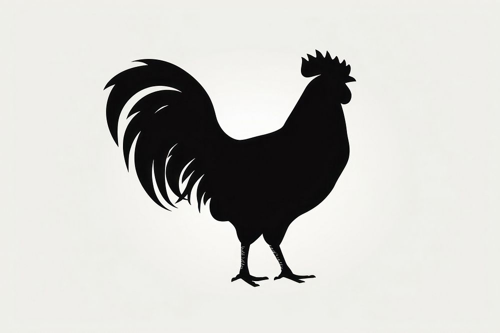 Chicken silhouette chicken poultry.