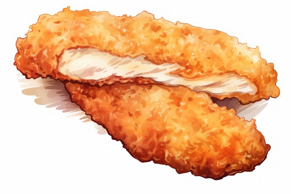 Tonkatsu japanese food invertebrate nuggets Free Photo Illustration