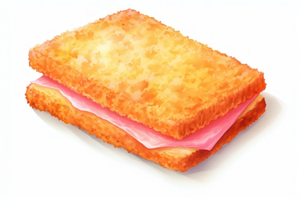 Tonkatsu sandwich cracker bread.