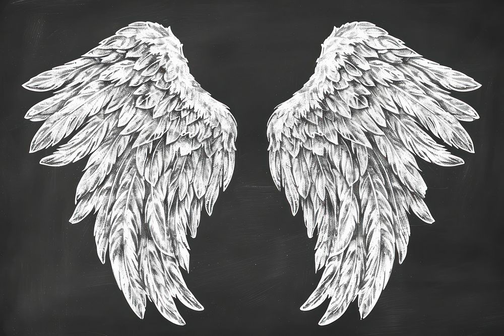 Sketch angel art illustrated.