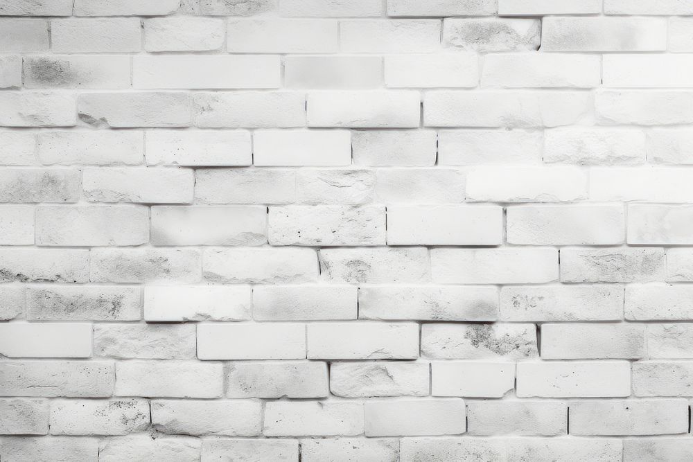 Abstract white brick wall texture architecture building.