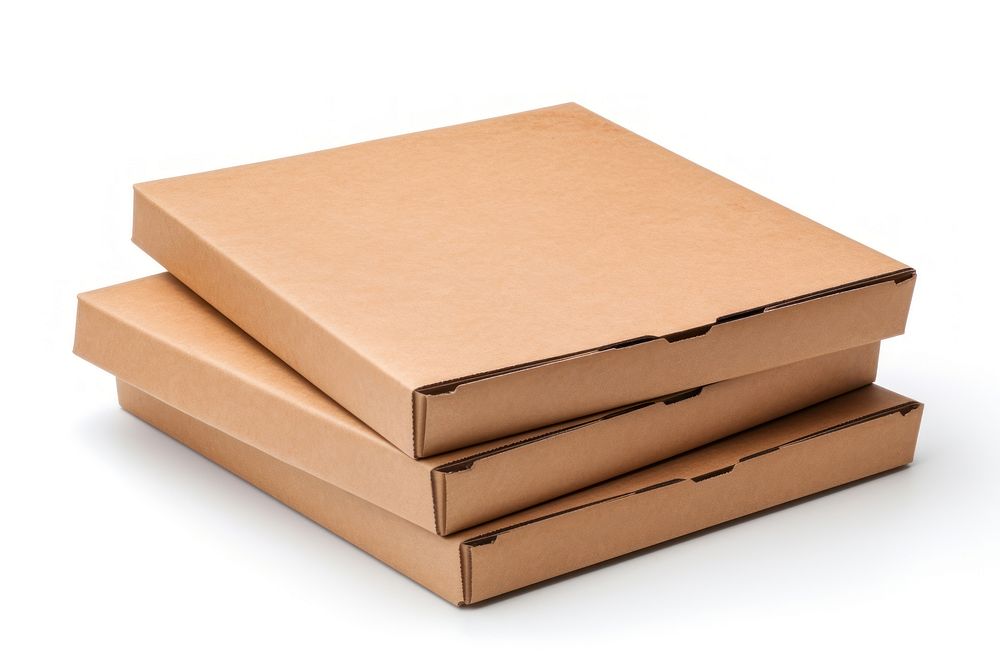 Hand of delivery with cardboard pizza boxes package carton person.
