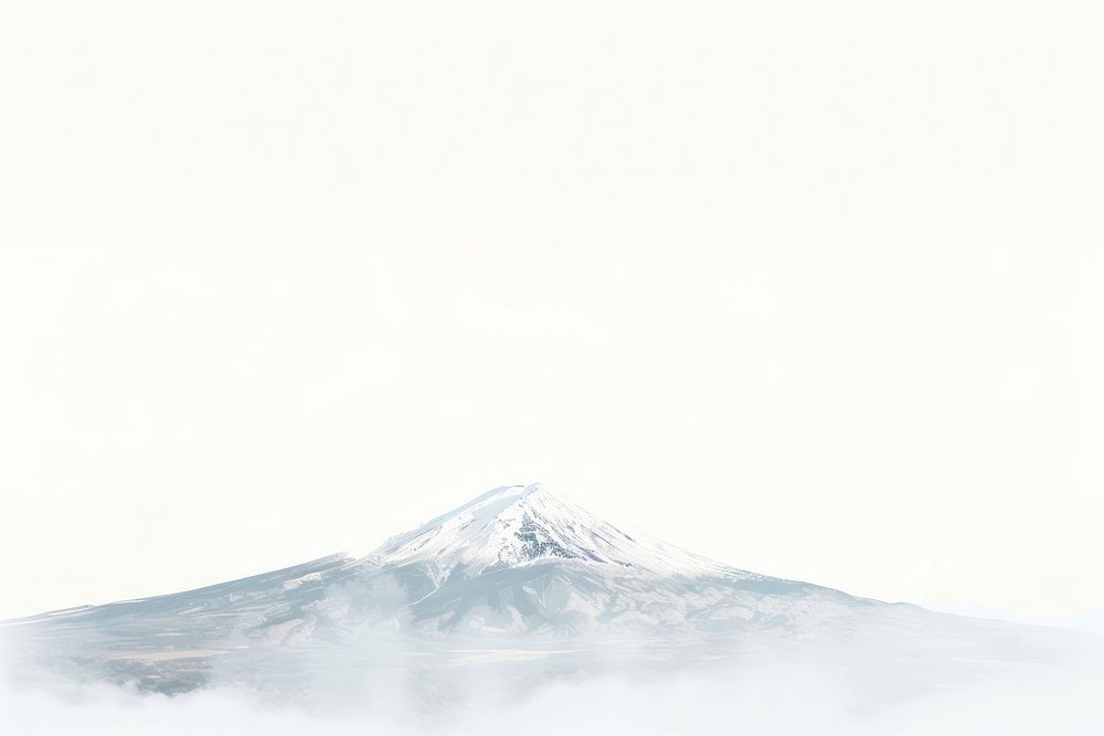 Landscape at Mount Fuji the highest volcano in Japan mountain outdoors scenery.