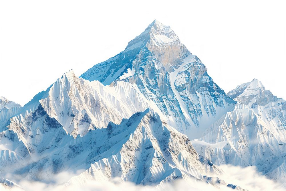 Mount Everest mountain outdoors scenery.