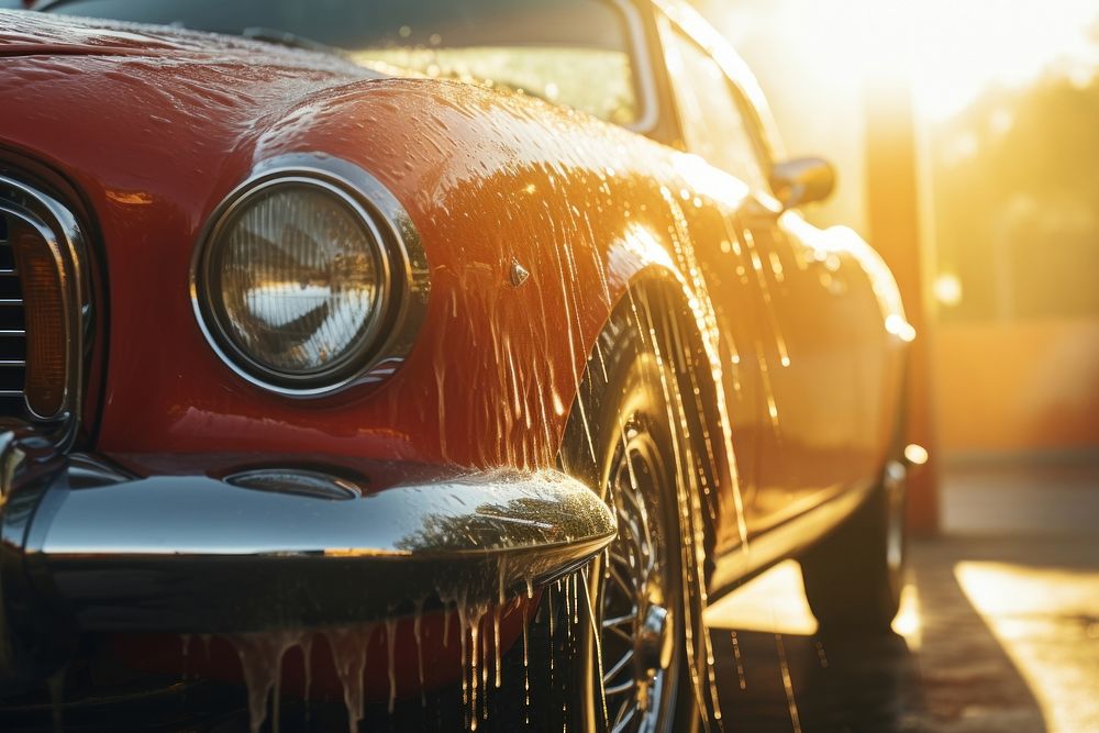 Car washing car transportation automobile.