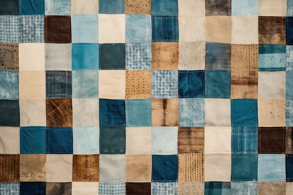 9 patch quilt block pattern texture patchwork home decor.