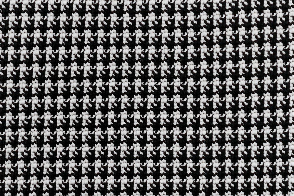 Abstract black and white twenty four various seamless houndstooth pattern texture clothing knitwear.