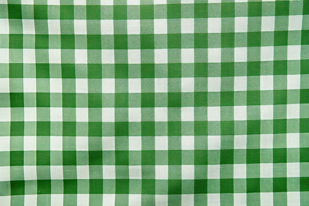 Green gingham pattern tablecloth linen home decor.