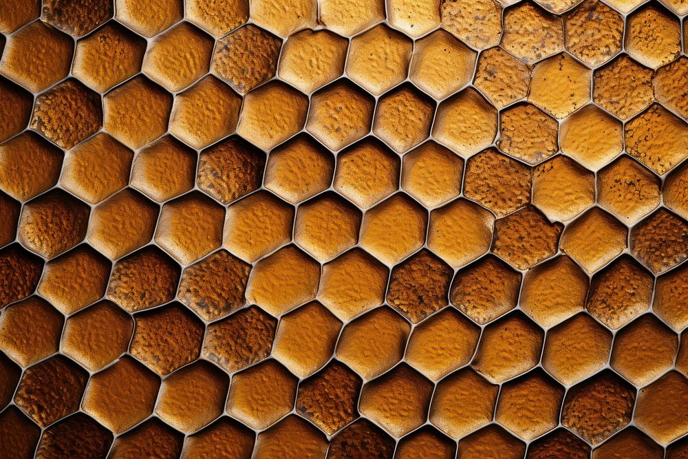 Honeycomb block print pattern texture food.